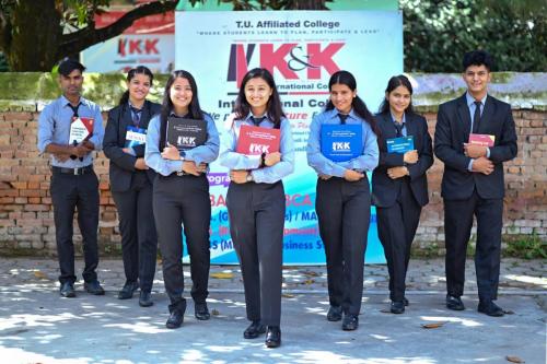 KnK Students Group Photo - Kanti and Kunja International College